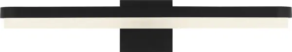 Ismay 27" Bath Vanity Light in Midnight Black - Image 2