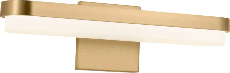 Ismay 18" Bath Vanity Light in Burnished Brass - Image 1