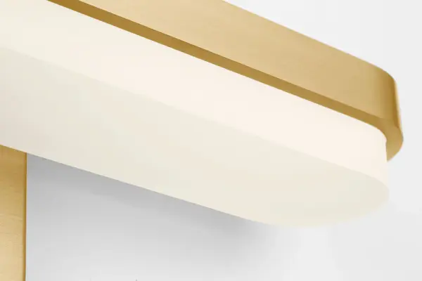 Ismay 18" Bath Vanity Light in Burnished Brass - Image 4