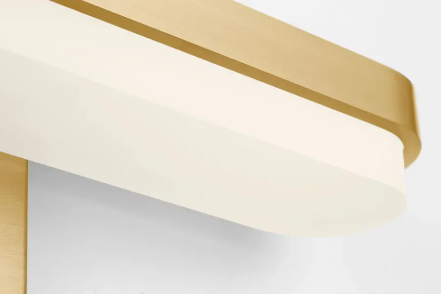 Ismay 18" Bath Vanity Light in Burnished Brass - Image 4