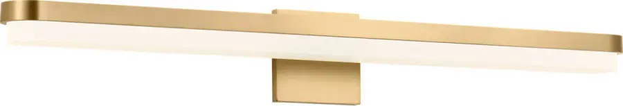 Ismay 36-Inch Bath Light in Burnished Brass - Image 1