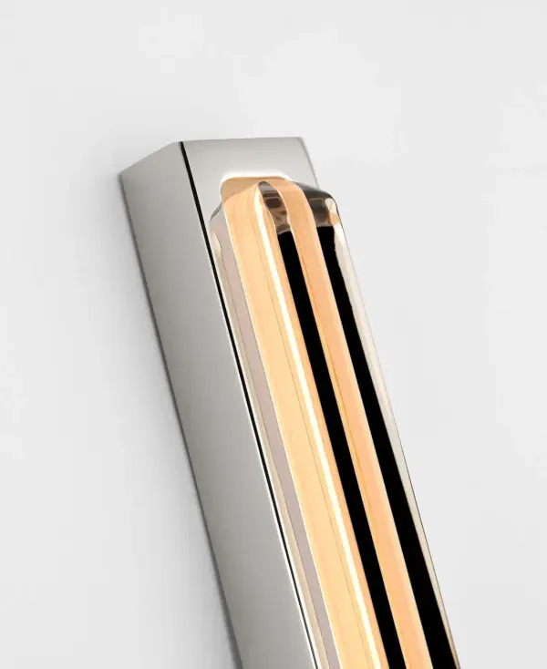 Bloccare 13" Vanity Light in Polished Nickel - Image 3