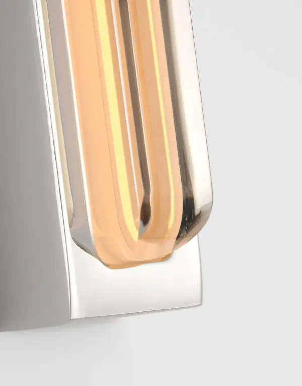 Bloccare 13" Vanity Light in Polished Nickel - Image 4