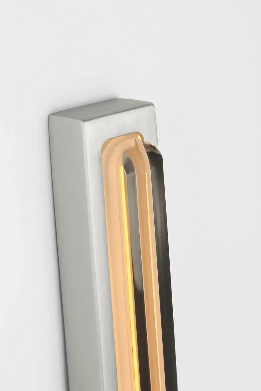 Bloccare 13" Vanity Light in Satin Nickel - Image 4