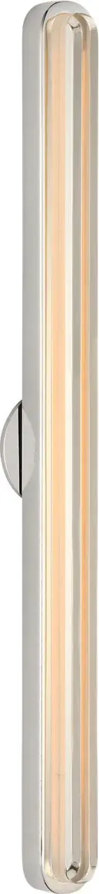 The Emera 24" Vanity by Sean Lavin delivers seamless architectural integration with its racetrack-shaped crystal diffuser. Edge-lit LED technology creates an even, balanced field of light perfect for vanity applications.