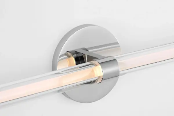 Reiya Round 24" Vanity Light in Chrome - Image 2