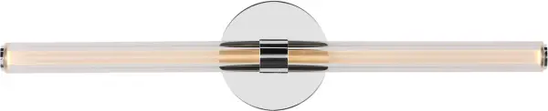 Reiya Round 24" Vanity Light in Chrome - Image 3