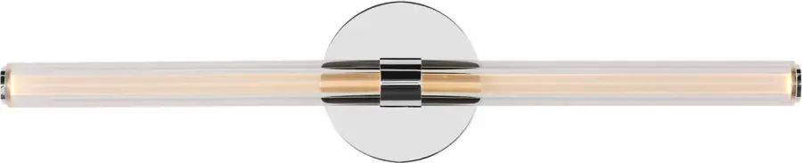 Reiya Round 24" Vanity Light in Chrome - Image 3