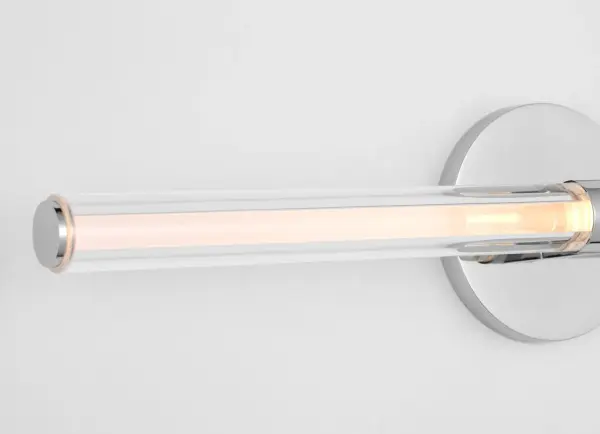 Reiya Round 24" Vanity Light in Chrome - Image 4