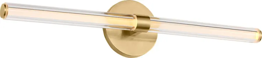 Reiya Round 24" Vanity Light in Hand-Rubbed Antique Brass - Image 1