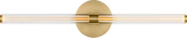 Reiya Round 24" Vanity Light in Hand-Rubbed Antique Brass - Image 3