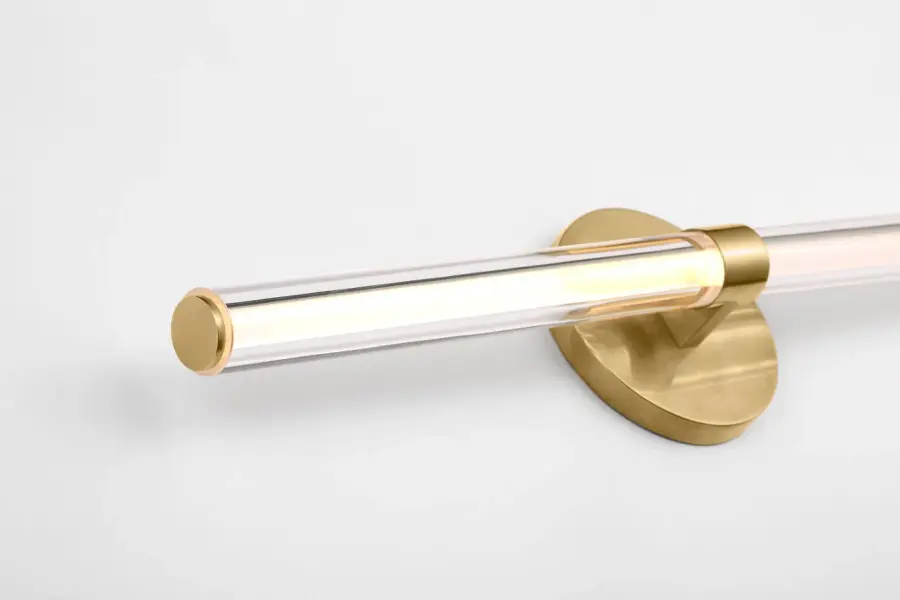 Reiya Round 24" Vanity Light in Hand-Rubbed Antique Brass - Image 4