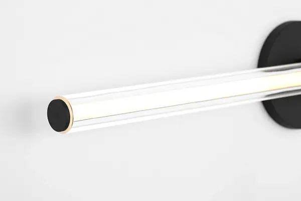 Reiya Round 30" Vanity Light in Nightshade Black - Image 3