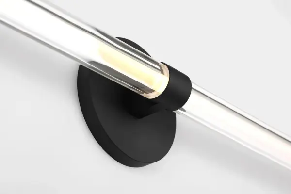 Reiya Round 30" Vanity Light in Nightshade Black - Image 4
