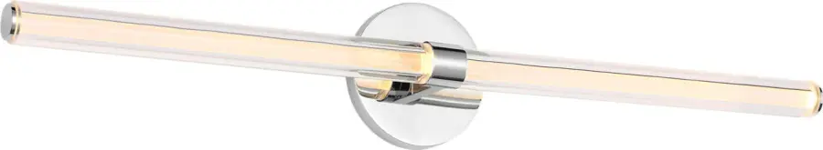 Reiya Round 30" Vanity Light in Chrome - Image 1