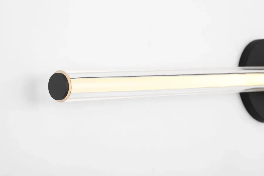 Reiya Round 36" Vanity Light in Nightshade Black - Image 3
