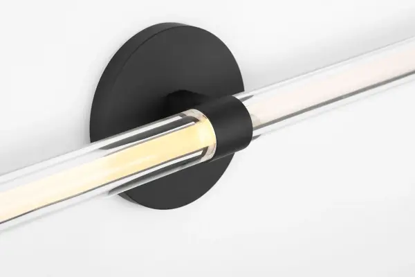 Reiya Round 36" Vanity Light in Nightshade Black - Image 4