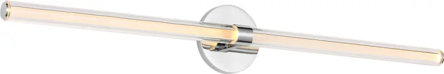 Reiya Round 36" Vanity Light in Chrome - Image 1