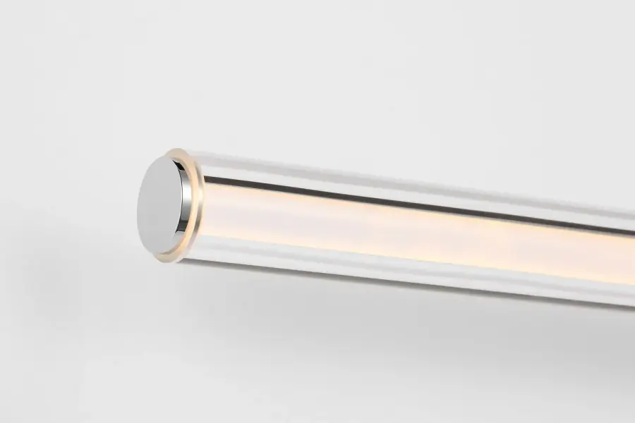 Reiya Round 36" Vanity Light in Chrome - Image 2