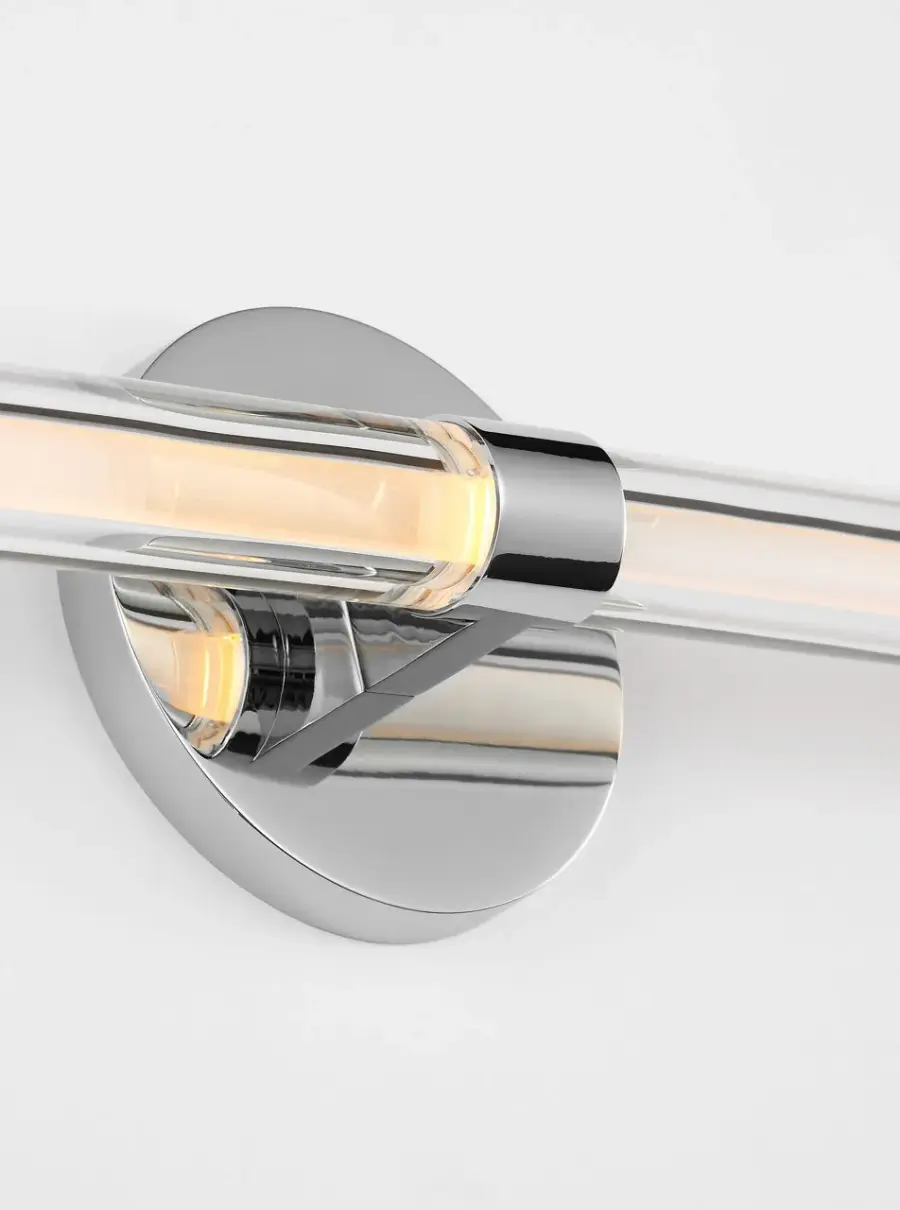 Reiya Round 36" Vanity Light in Chrome - Image 3