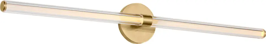 Reiya Round 36" Vanity Light in Hand-Rubbed Antique Brass - Image 1