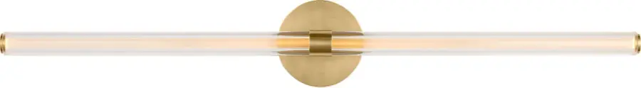 Reiya Round 36" Vanity Light in Hand-Rubbed Antique Brass - Image 2