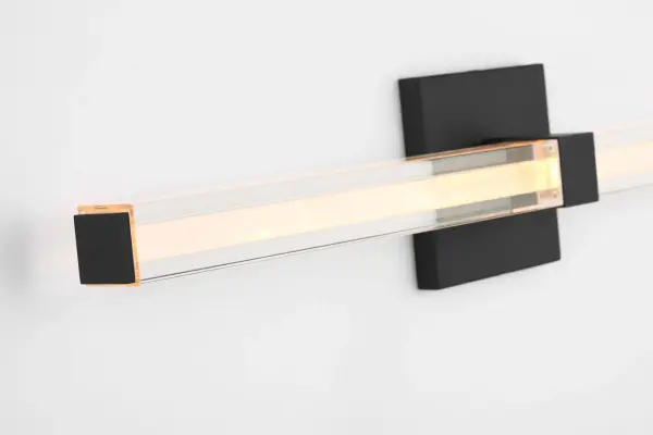 Reiya Square 24" Vanity Light in Nightshade Black - Image 3