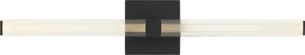 Reiya Square 24" Vanity Light in Nightshade Black - Image 4