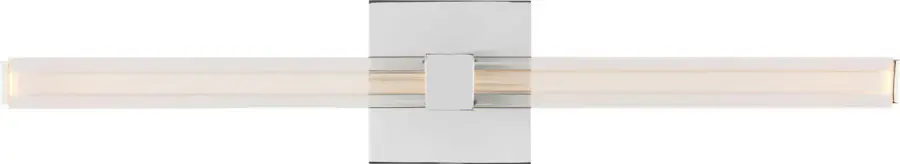 Reiya Square 24" Vanity Light in Chrome - Image 2
