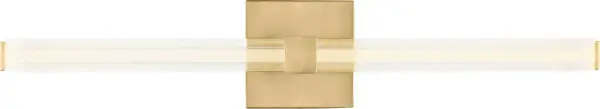 Reiya Square 24" Vanity Light in Hand-Rubbed Antique Brass - Image 4