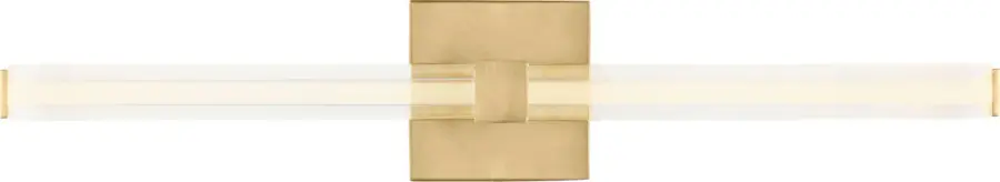Reiya Square 24" Vanity Light in Hand-Rubbed Antique Brass - Image 4