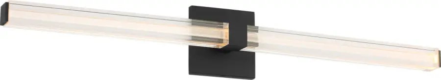 Reiya Square 30" Vanity Light in Nightshade Black - Image 1