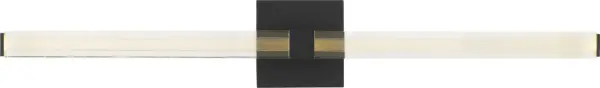 Reiya Square 30" Vanity Light in Nightshade Black - Image 4