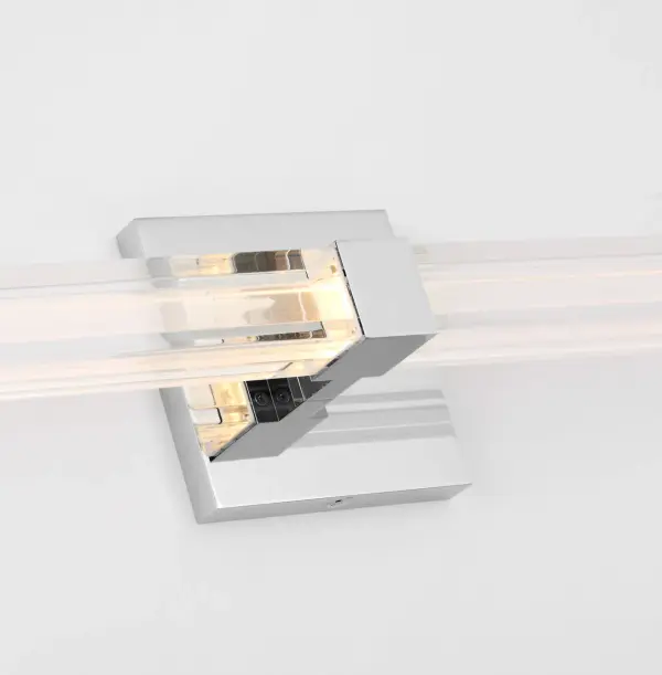 Reiya Square 30" Vanity Light in Chrome - Image 3