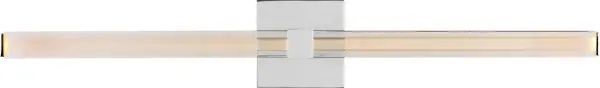 Reiya Square 30" Vanity Light in Chrome - Image 4