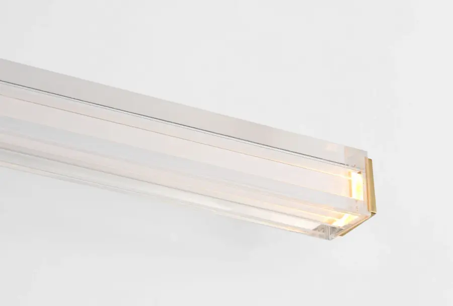 Reiya Square 30" Vanity Light in Hand-Rubbed Antique Brass - Image 2