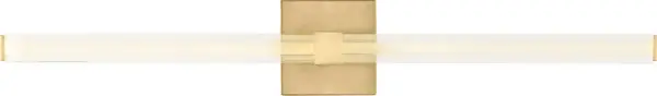 Reiya Square 30" Vanity Light in Hand-Rubbed Antique Brass - Image 3