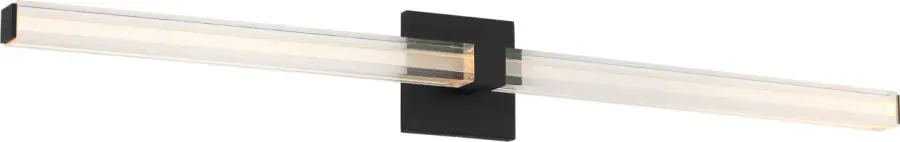 Reiya Square 36" Vanity Light in Nightshade Black - Image 1