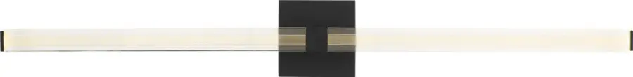 Reiya Square 36" Vanity Light in Nightshade Black - Image 2
