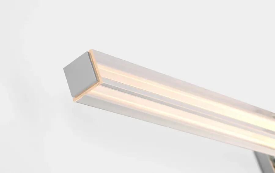 Reiya Square 36" Vanity Light in Chrome - Image 4