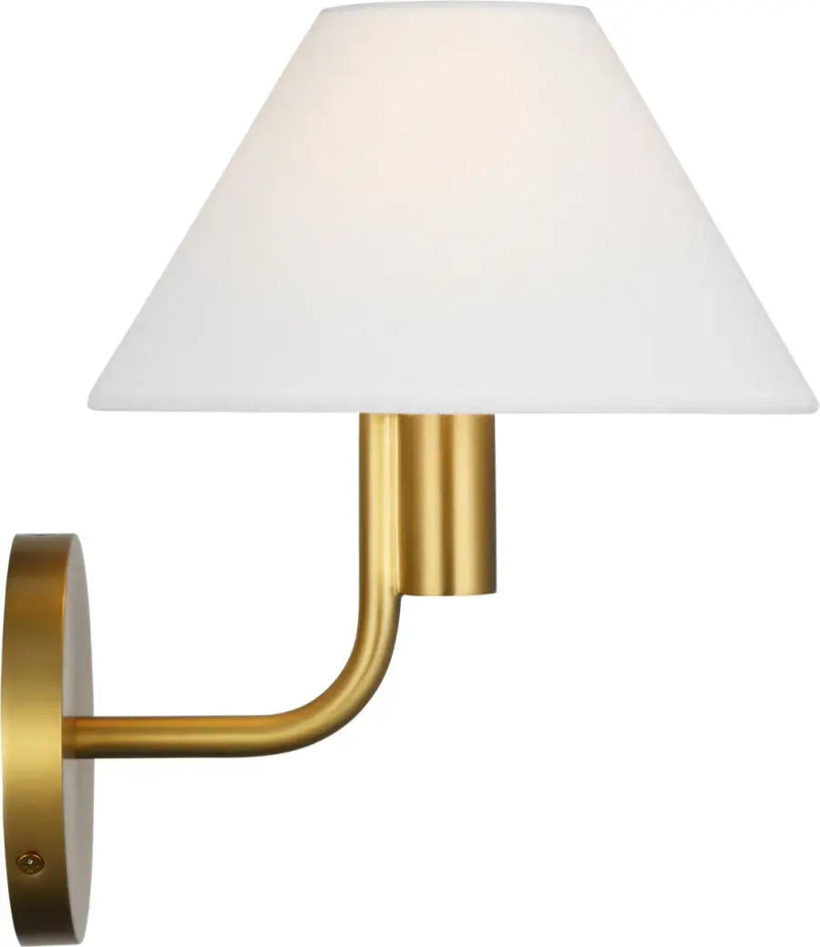 Colfax Small Sconce in Burnished Brass - Image 4