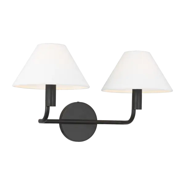 The Colfax Medium Sconce combines transitional elegance with industrial charm through its aged iron finish. Perfect for hallways, bathrooms, and bedrooms, this medium-sized fixture offers timeless appeal at an accessible price point.