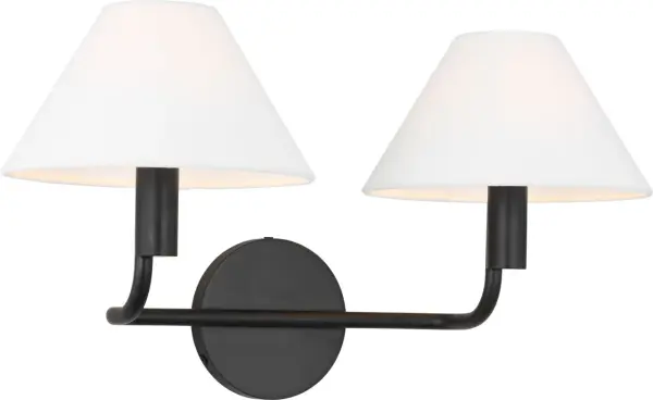 Colfax Medium Sconce in Aged Iron - Image 4
