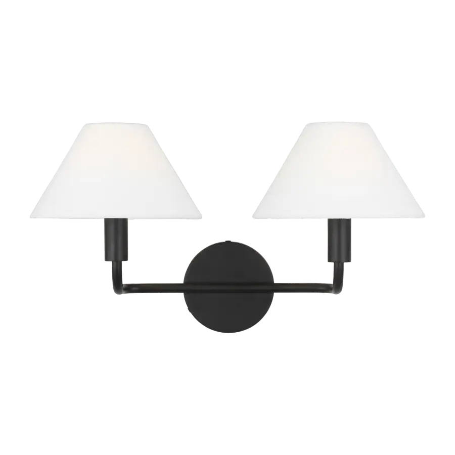 Colfax Medium Sconce in Aged Iron - Image 5
