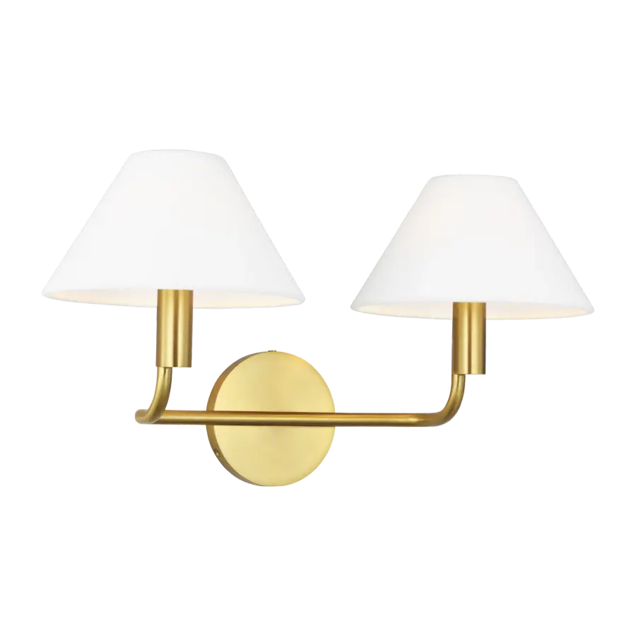 Colfax Medium Sconce in Burnished Brass - Image 1