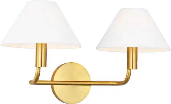 Colfax Medium Sconce in Burnished Brass - Image 3