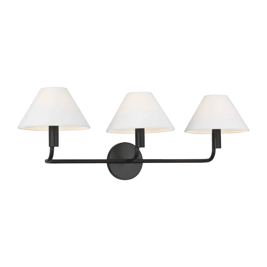 Colfax Large Sconce in Aged Iron - Image 1