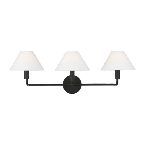 Colfax Large Sconce in Aged Iron - Image 5