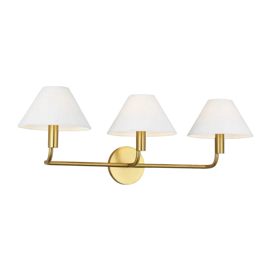 Colfax Large Sconce in Burnished Brass - Image 1