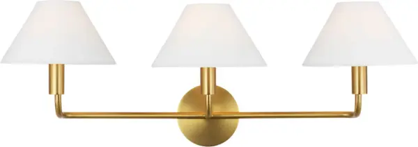 Colfax Large Sconce in Burnished Brass - Image 3